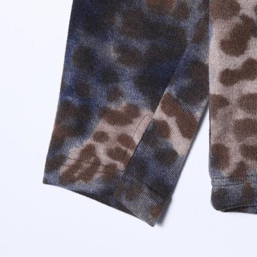 T4851SDSA男士秋冬新款痞帅男装潮牌扎染豹纹半高领长袖T恤百搭打底衫 商品图4