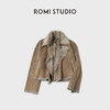 ROMI STUDIO“老钱新贵”山羊反绒皮柔雾哑光皮毛一体 RWCAWT5612 商品缩略图0
