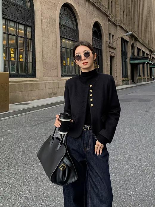 100%双面羊毛孙俪同款短款大衣外套 商品图10