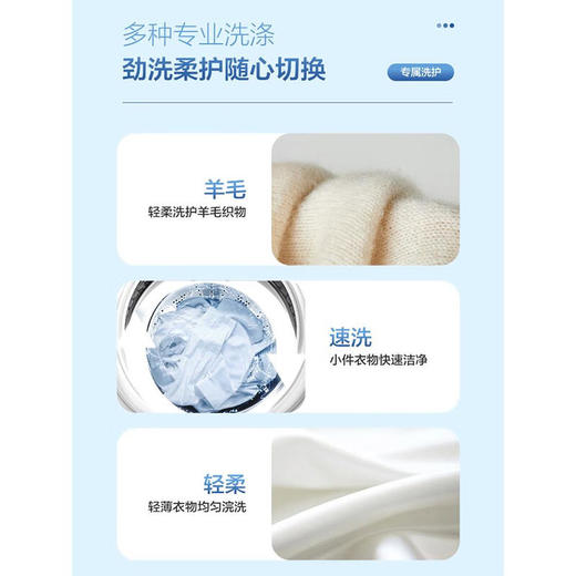 海尔 EB100M30Max2 10公斤除螨洗抗菌家用全自动波轮洗衣机 商品图2