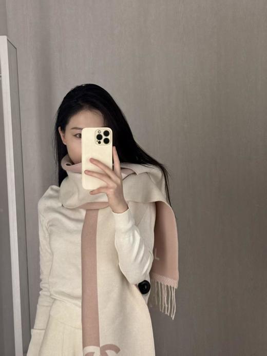 重磅⚠️海外专柜流出捡漏香奈儿双拼色纯山羊绒围巾 商品图10