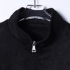 WT245SDSA男士秋冬新款痞帅男装潮牌松紧纯色拉链立领卫衣百搭开衫外套 商品缩略图2