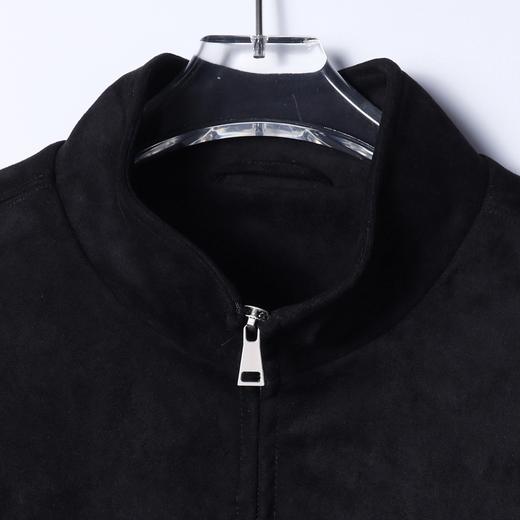 WT245SDSA男士秋冬新款痞帅男装潮牌松紧纯色拉链立领卫衣百搭开衫外套 商品图2