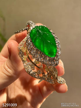 5291009，叶子胸针吊坠两用款。具体价格微信咨询