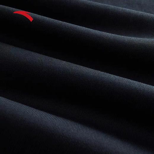 XY|安踏套头卫衣男冬季新款美式宽松简约黑色纯棉圆领上衣152431404 商品图3