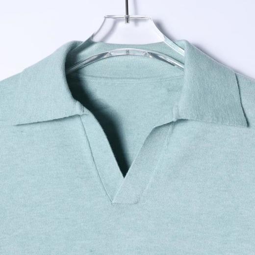 M3322SDSA男士秋冬新款痞帅男装潮牌纯色海鸥领针织衫百搭时尚套头毛衣 商品图2