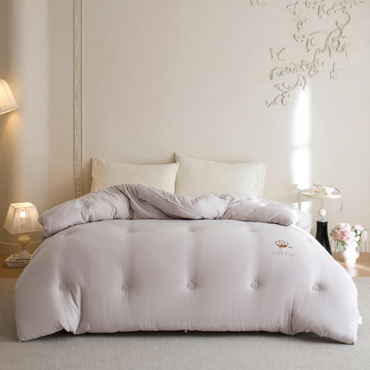 自然醒超柔双层纱新疆棉花被被子被芯LFS 商品图1