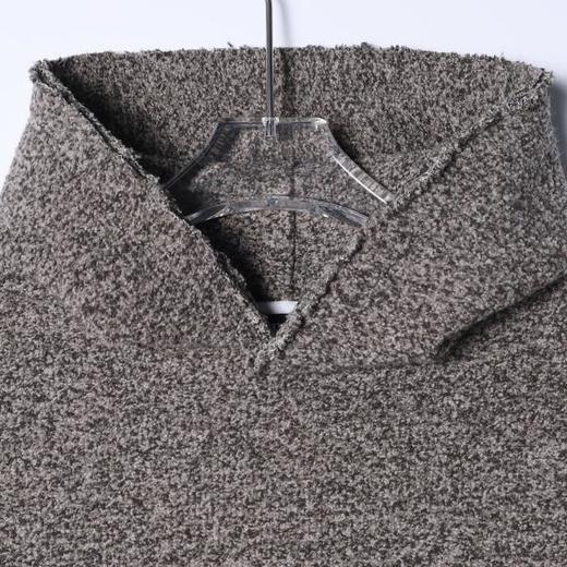 87707SDSA秋冬新款痞帅男装美式小香风连帽针织卫衣下摆松紧百搭上衣 商品图2