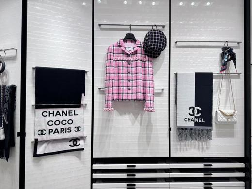 重磅⚠️海外专柜流出捡漏香奈儿双拼色纯山羊绒围巾 商品图2