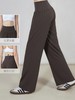 【新款】加绒宽松女高腰显瘦直筒阔腿裤休闲透气健身瑜伽长裤AD53006 商品缩略图1