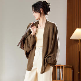 CC SD2606针织开衫宽松显瘦法式披肩毛衣外套