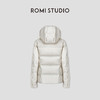 ROMI STUDIO“极简老钱”高品质95白鹅绒连帽修身羽绒服 RWCAWD5399 商品缩略图1