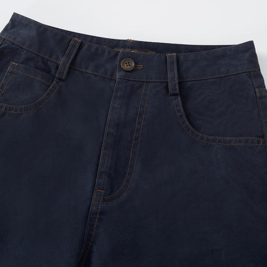 ROMI STUDIO“美式复古”高密高支棉锦防透风低腰阔腿裤RW24WXY0780【现货】 商品图2