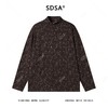 SDSA男士秋冬新款痞帅男装韩版撞色花卉半高领长袖T恤百搭复古潮 商品缩略图1