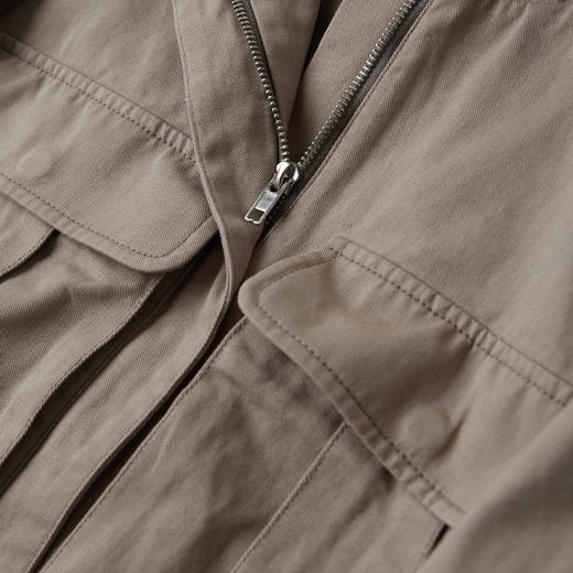 ROMI STUDIO新疆长绒棉洗水皱感大口袋廓形夹克外套 RWCAWT5226 商品图4