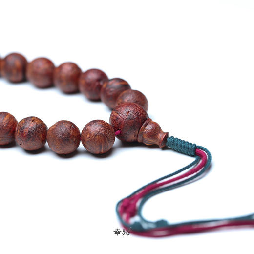 【青山特惠】1.5*21颗瘤疤纯手工雕刻【陨墨星】小叶紫檀手持 t21 商品图2