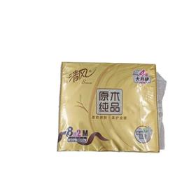 清风原木纯品金装4层8包M