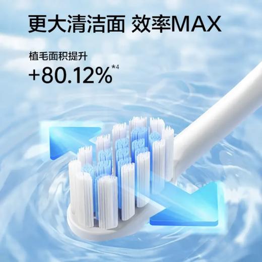 【春上新】10楼松下电动声波振动牙刷奶泡刷去渍护齿双效滑屏解锁牙刷  EW-DC20白色   吊牌价499元  活动价349元 商品图5