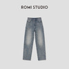 ROMI STUDIO“复古怀旧”土耳其进口斜纹肌理感牛仔裤 RW24AX80915 商品缩略图0