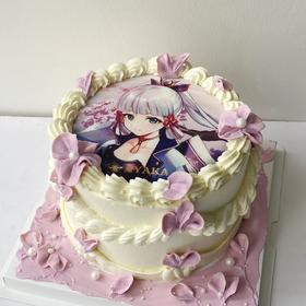 动漫卡通人物打印照片蛋糕006
