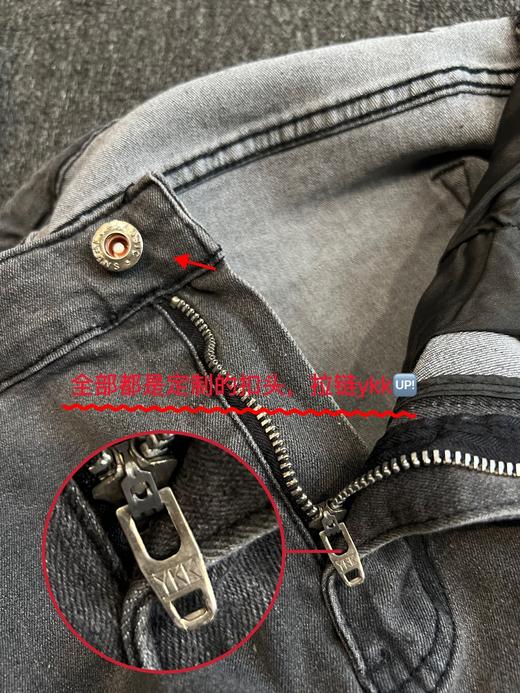 罗&蒙-高弹力修身百搭牛仔裤 商品图3