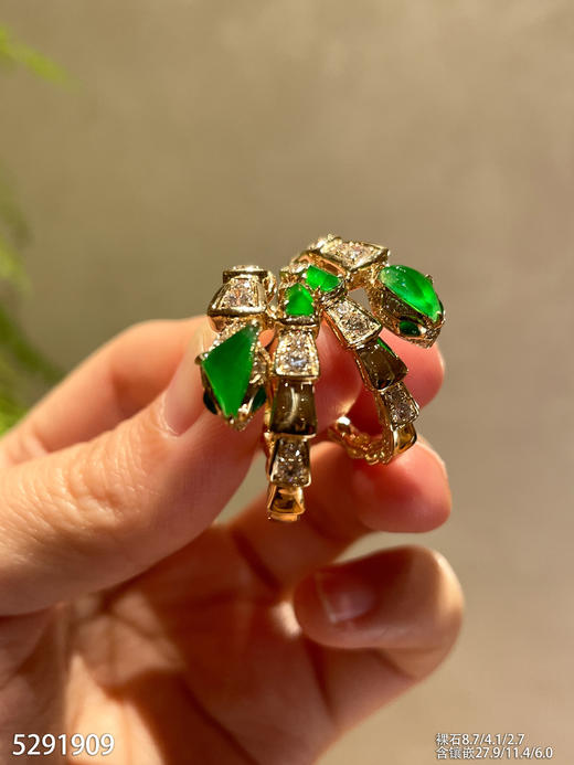5291909，蛇耳钉。具体价格微信咨询 商品图1