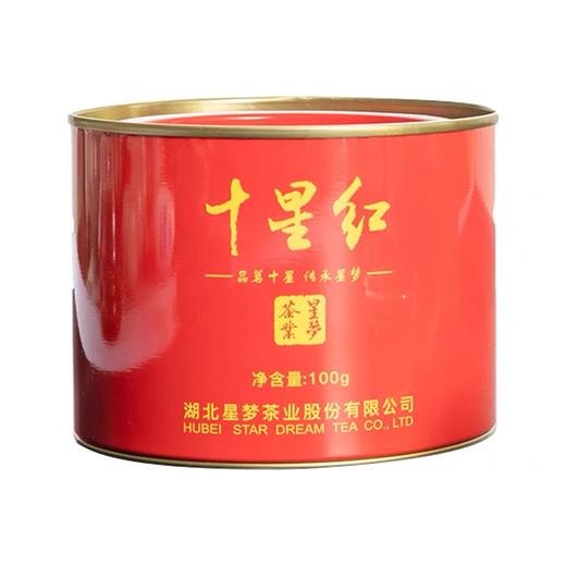 十星红 高山红茶 圆铁罐礼盒装 500g/盒 商品图1