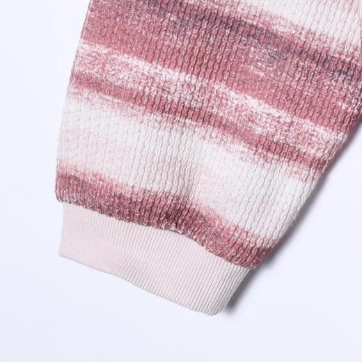 67993SDSA男士秋冬新款痞帅男装极简风撞色条纹圆领针织卫衣慵懒风百搭 商品图4