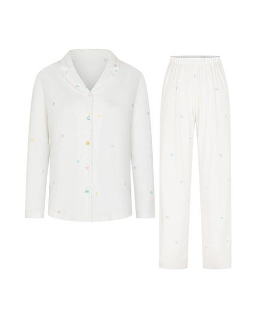 【春上新】8楼爱慕儿童Aimer Kids少女2件装-奶皮柔美珍珠开衫长袖套装AJ143J301，吊牌价899元 商品图3