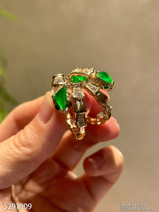5291909，蛇耳钉。具体价格微信咨询 商品图2