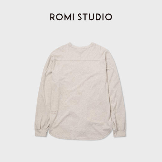 ROMI STUDIO“舒适轻盈”麻棉混纺四季穿插肩袖打底上衣RWCASU6408 商品图2