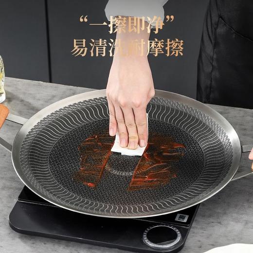 不锈钢烤盘户外露营烤盘少烟煎烤盘不沾卡式炉烤肉盘电磁炉用 商品图3