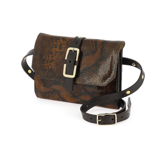 HERBERT LA LULU MILLAU IMPRIME SERPENT - 黑色/巧克力豹纹 商品图8