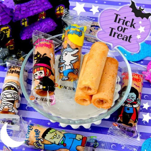 日本七尾奶油夹心饼干卷231g 商品图2