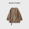 ROMI STUDIO“Vintage”肯尼亚进口头层 羊反绒廓形皮衣 RWCAWE5143 商品缩略图1