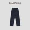 ROMI STUDIO“美式复古”高密高支棉锦防透风低腰阔腿裤RW24WXY0780【现货】 商品缩略图1