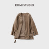 ROMI STUDIO“Vintage”肯尼亚进口头层 羊反绒廓形皮衣 RWCAWE5143 商品缩略图0