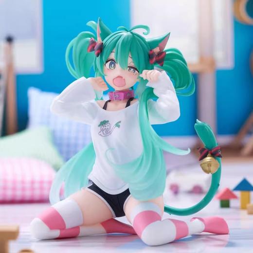 TAITO 初音未来 猫耳T恤 景品手办模型 商品图0