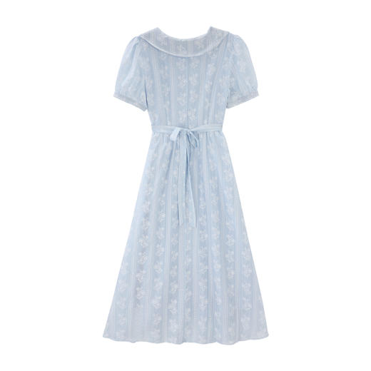 【6折秒杀】鹿向南「夏天梨泰院」法式气质女连衣裙女高级感裙子漂亮通勤长裙QJD00427 商品图1