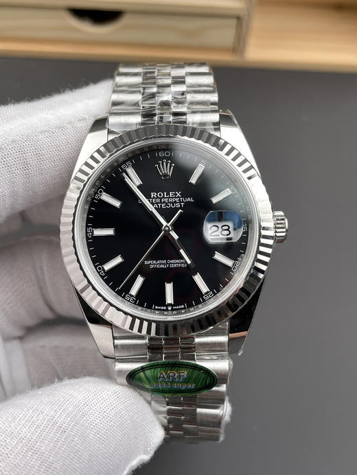 ARF 劳力士日志型41mm,狗牙圈（经典款）以及光圈（低调款）均出品。表芯搭载3235一体机芯，镜面采用高清蓝宝石搭配2.5倍矿大镜，立体指针。面板油印立体❕❕ 商品图2