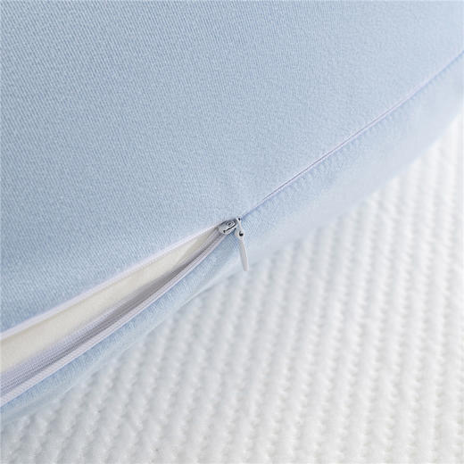 【品牌直发】加倍生活 全新升级德绒海马记忆棉睡觉长抱枕头 孕妇枕长条波浪抱枕芯 外套可水洗 商品图6