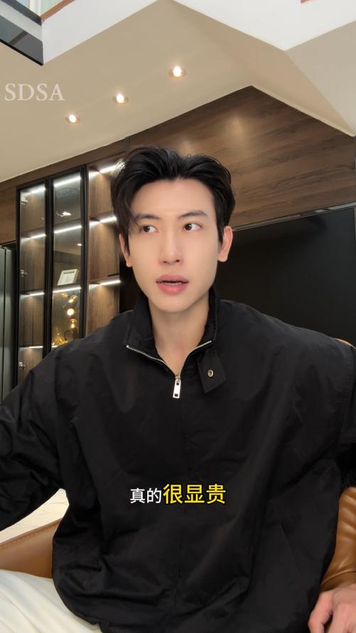 Y001SDSA男士秋冬新款痞帅男装宽松潮流纯色拉链立领夹克外套简约百搭 商品图0