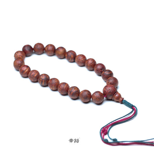 【青山特惠】1.5*21颗瘤疤纯手工雕刻【陨墨星】小叶紫檀手持 t21 商品图0