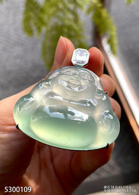 高冰种飘翠木那佛公吊坠【5300109】具体价格微信咨询