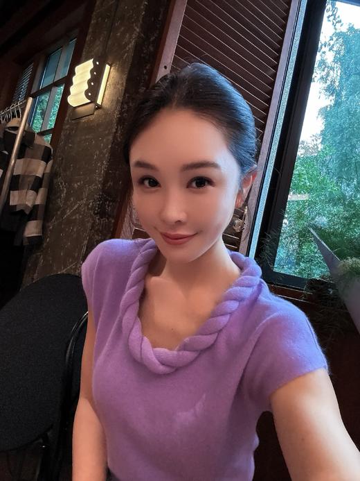 PIAN AI冷小姐# 编织领羊毛2色短袖毛衣 商品图3