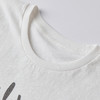 ROMI STUDIO100%长绒棉雪花平纹 宽松字母印花短袖T恤RWCAS66536 商品缩略图2