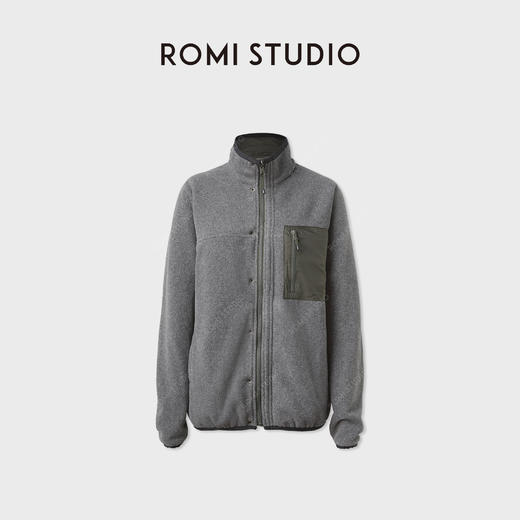 ROMI STUDIO"率性自我"轻盈不压身双面夹克立领外套RWCAWD5640 商品图1