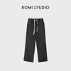 ROMI STUDIO“简约随性”精仿雪尼尔松紧抽绳束脚休闲裤RWCWXJ5576 商品缩略图0