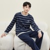 3部顶瓜瓜摇粒绒套头圆领雾岛条纹男士长袖套装ARW25195 商品缩略图1