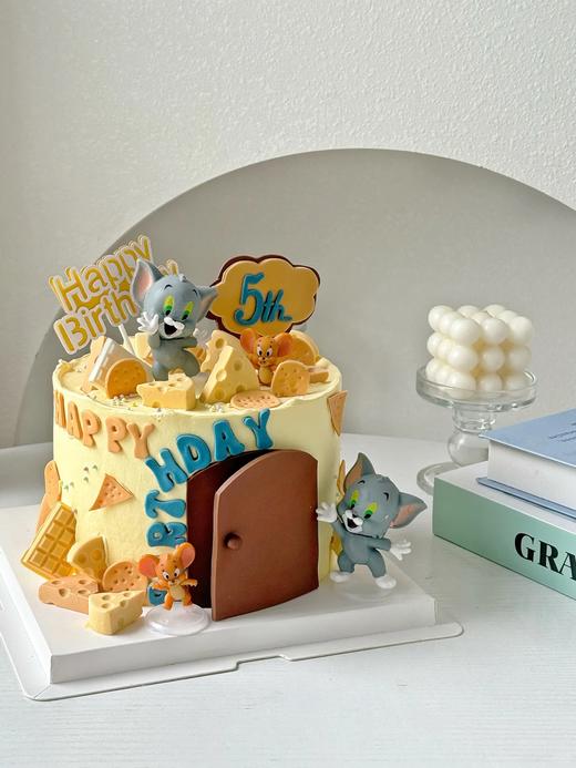 客定款~tom&jerry猫和老鼠卡通蛋糕-低糖处理无添加 商品图4